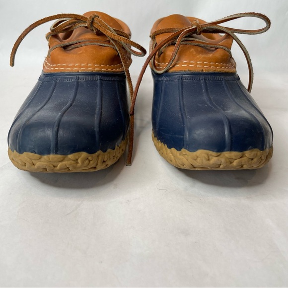 L.L. Bean The Original Duck Rain Boot Navy Shoe Size 9 - Picture 3 of 12